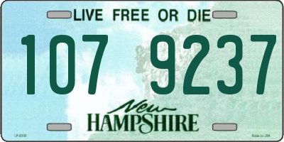 NH license plate 1079237