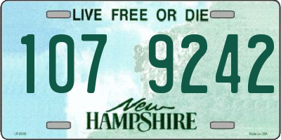 NH license plate 1079242