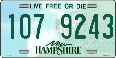 NH license plate 1079243