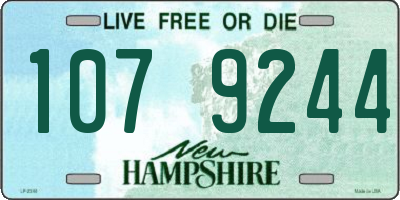 NH license plate 1079244