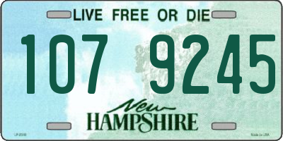 NH license plate 1079245
