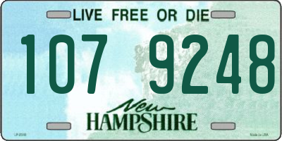 NH license plate 1079248