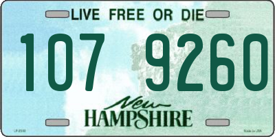 NH license plate 1079260