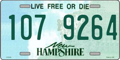 NH license plate 1079264