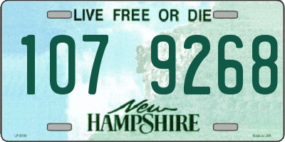 NH license plate 1079268