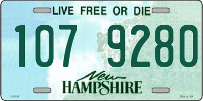 NH license plate 1079280