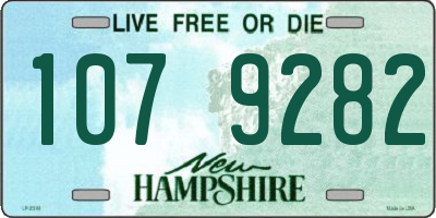 NH license plate 1079282