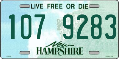 NH license plate 1079283