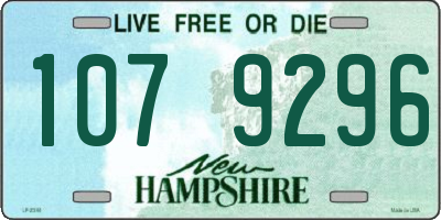 NH license plate 1079296