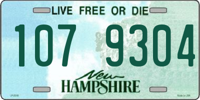 NH license plate 1079304