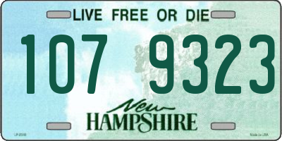 NH license plate 1079323