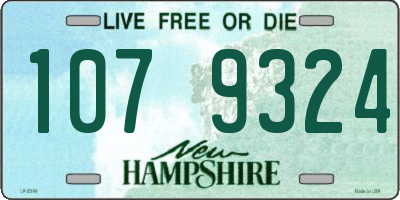 NH license plate 1079324