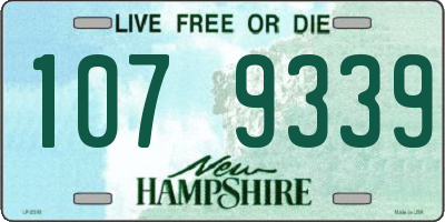 NH license plate 1079339
