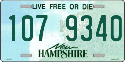NH license plate 1079340
