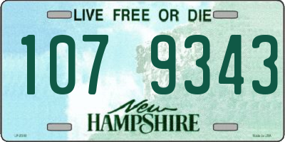 NH license plate 1079343