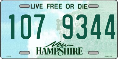 NH license plate 1079344