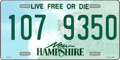 NH license plate 1079350
