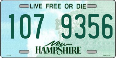 NH license plate 1079356