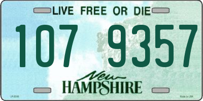 NH license plate 1079357