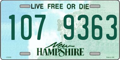 NH license plate 1079363