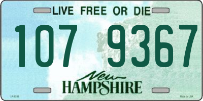 NH license plate 1079367