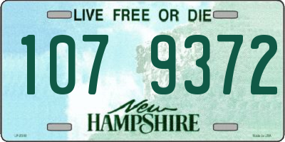 NH license plate 1079372