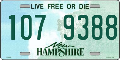 NH license plate 1079388