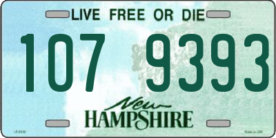 NH license plate 1079393