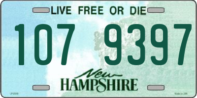 NH license plate 1079397