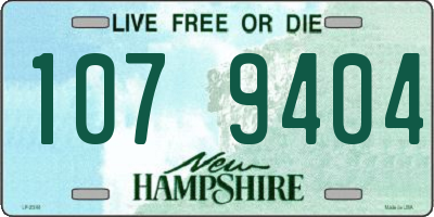 NH license plate 1079404