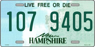 NH license plate 1079405