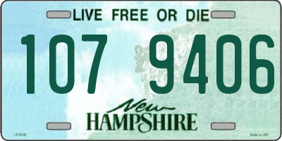 NH license plate 1079406