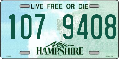 NH license plate 1079408