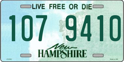 NH license plate 1079410