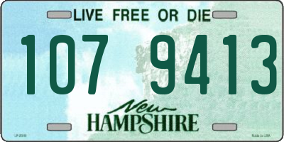 NH license plate 1079413