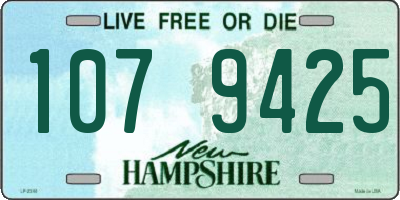 NH license plate 1079425