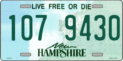 NH license plate 1079430