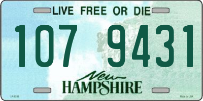 NH license plate 1079431