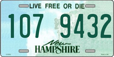 NH license plate 1079432