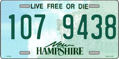 NH license plate 1079438