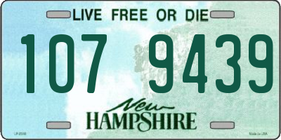 NH license plate 1079439
