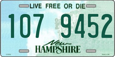 NH license plate 1079452