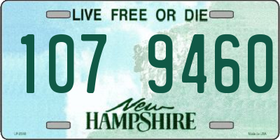 NH license plate 1079460