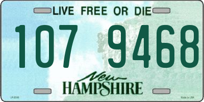 NH license plate 1079468