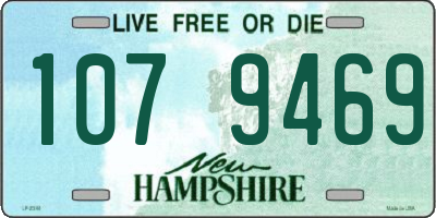 NH license plate 1079469