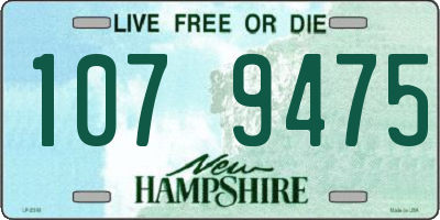 NH license plate 1079475