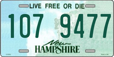NH license plate 1079477