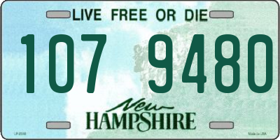NH license plate 1079480