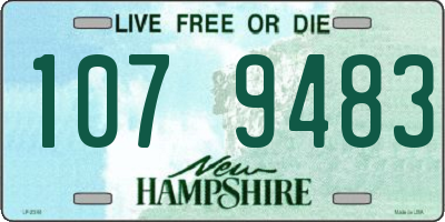 NH license plate 1079483