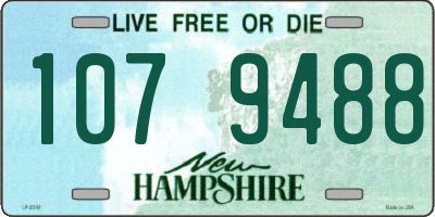 NH license plate 1079488